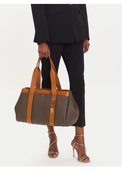 Torebka MICHAEL Michael Kors Romee 30T5G1ZT7B Brązowy ze sklepu eobuwie.pl w kategorii Kuferki - zdjęcie 188248930