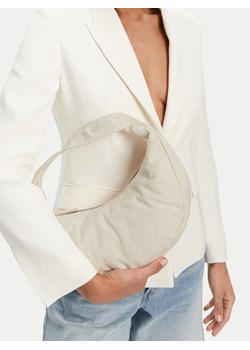 Torebka Calvin Klein Ckj Monogram Pinched Medium Shou LV04F3206G Écru ze sklepu eobuwie.pl w kategorii Torebki hobo - zdjęcie 188249040