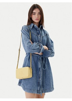 Torebka Calvin Klein Bold Ck Camera Bag LV04F3220G Beżowy ze sklepu eobuwie.pl w kategorii Listonoszki - zdjęcie 188249134