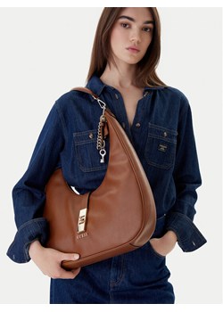 Torebka Guess Brooke HWBG98 97020 Brązowy ze sklepu eobuwie.pl w kategorii Torebki damskie - zdjęcie 188249232