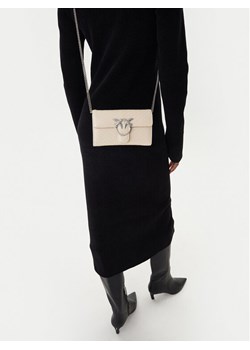 Torebka PINKO Love One Wallet Light AI 25-26 PLTT 105344 A2JC Écru ze sklepu eobuwie.pl w kategorii Kopertówki - zdjęcie 188249262