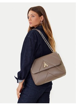 Torebka Patrizia Pepe CBA302/L006-B744 Brązowy ze sklepu eobuwie.pl w kategorii Torebki damskie - zdjęcie 188249294