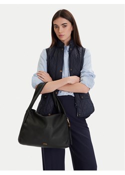 Torebka Tommy Hilfiger City Leather Hobo AW0AW18285 Czarny ze sklepu eobuwie.pl w kategorii Torebki damskie - zdjęcie 188249374