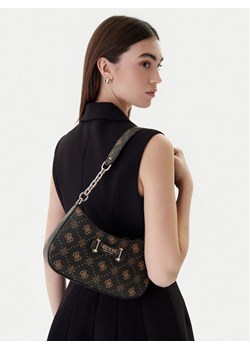 Torebka Guess Carrie Logo HWGP98 98180 Brązowy ze sklepu eobuwie.pl w kategorii Listonoszki - zdjęcie 188249504