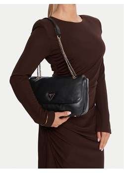 Torebka Guess Sunetra HWNG75 34210 Czarny ze sklepu eobuwie.pl w kategorii Listonoszki - zdjęcie 188249511