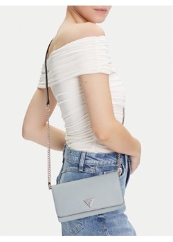 Torebka Guess Noelle II Mini HWZG96 72750 Błękitny ze sklepu eobuwie.pl w kategorii Kopertówki - zdjęcie 188249532