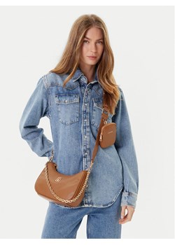 Torebka Liu Jo S Hobo AF5180 E0077 Brązowy ze sklepu eobuwie.pl w kategorii Torebki hobo - zdjęcie 188249570