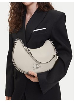 Torebka KARL LAGERFELD A2W30019 Écru ze sklepu eobuwie.pl w kategorii Torebki damskie - zdjęcie 188249663