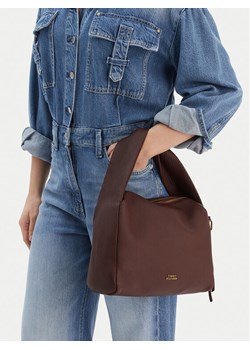 Torebka Tommy Hilfiger City Leather Shoulder Bag AW0AW18152 Brązowy ze sklepu eobuwie.pl w kategorii Torebki damskie - zdjęcie 188249754