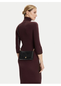 Torebka PINKO Flat Horizontal Mini AI 25-26 104277 A2OH Czarny ze sklepu eobuwie.pl w kategorii Listonoszki - zdjęcie 188249833