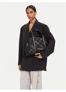 Torebka LOVE MOSCHINO JC4111PP0NLA0000 Czarny ze sklepu eobuwie.pl w kategorii Kuferki - zdjęcie 188249862