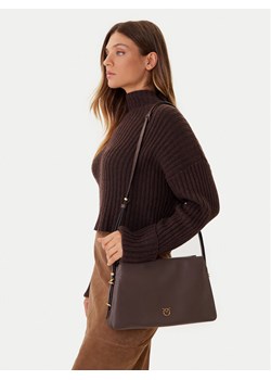 Torebka PINKO Triplet AI 25026 PLTT 105161 A0QO Brązowy ze sklepu eobuwie.pl w kategorii Listonoszki - zdjęcie 188249900