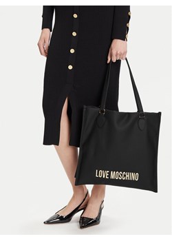 Torebka LOVE MOSCHINO JC4020PP1NKD0000 Czarny ze sklepu eobuwie.pl w kategorii Torby Shopper bag - zdjęcie 188249911