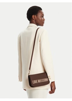 Torebka LOVE MOSCHINO JC4028PP1NKD0301 Brązowy ze sklepu eobuwie.pl w kategorii Listonoszki - zdjęcie 188249914