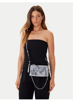 Torebka PINKO Double Mini Al 25-26 PLTT 105359 A2OT Srebrny ze sklepu eobuwie.pl w kategorii Torebki damskie - zdjęcie 188249940