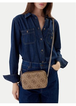 Torebka Guess Noelle II HWSO96 72140 Beżowy ze sklepu eobuwie.pl w kategorii Listonoszki - zdjęcie 188249970