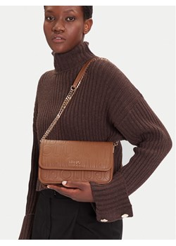 Torebka Liu Jo Esc Crossbody AF5158 E0538 Brązowy ze sklepu eobuwie.pl w kategorii Listonoszki - zdjęcie 188249990