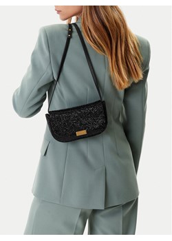 Torebka Tommy Hilfiger Party Le Mini Crossover Beaded AW0AW17940 Czarny ze sklepu eobuwie.pl w kategorii Listonoszki - zdjęcie 188250260