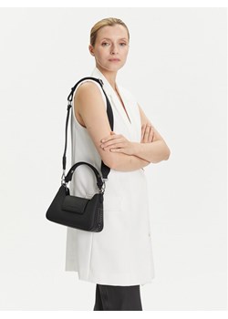 Torebka LOVE MOSCHINO Borsa Vitello JC4291PP1NL1400B Czarny ze sklepu eobuwie.pl w kategorii Listonoszki - zdjęcie 188250281