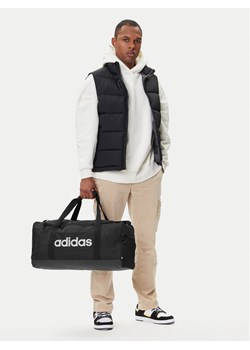 Torba adidas Linear Duffel Medium JD9555 Czarny ze sklepu eobuwie.pl w kategorii Torby podróżne - zdjęcie 188250370