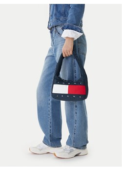 Torebka Tommy Jeans Tjw Archive Shoulder Bag AW0AW18074 Granatowy ze sklepu eobuwie.pl w kategorii Torebki damskie - zdjęcie 188250401