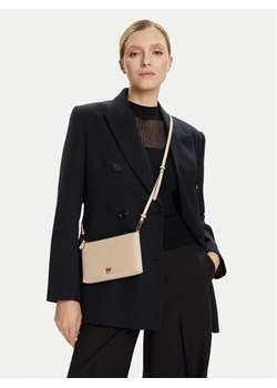 Torebka PINKO Flat Horizontal Mini AI 25-26 104277 A0F1 Beżowy ze sklepu eobuwie.pl w kategorii Listonoszki - zdjęcie 188250424