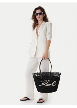 Torebka KARL LAGERFELD B1W46094 Czarny ze sklepu eobuwie.pl w kategorii Torby Shopper bag - zdjęcie 188250463