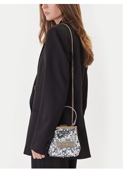 Torebka LOVE MOSCHINO JC4146PP0NKK190A Srebrny ze sklepu eobuwie.pl w kategorii Kopertówki - zdjęcie 188250471