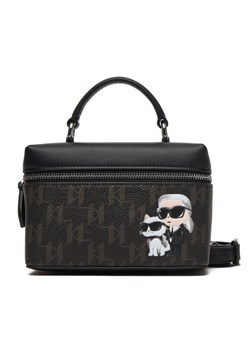 Torebka KARL LAGERFELD B1W32014 Brązowy ze sklepu eobuwie.pl w kategorii Kuferki - zdjęcie 188250480