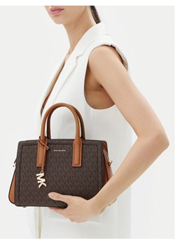 Torebka MICHAEL Michael Kors Laila 30S5G9IS1B Brązowy ze sklepu eobuwie.pl w kategorii Kuferki - zdjęcie 188250481
