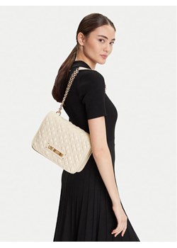 Torebka LOVE MOSCHINO JC4000PP1NLA0110 Beżowy ze sklepu eobuwie.pl w kategorii Torebki damskie - zdjęcie 188250504