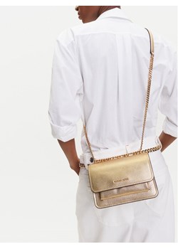 Torebka MICHAEL Michael Kors 32S5GC7C1L Złoty ze sklepu eobuwie.pl w kategorii Kopertówki - zdjęcie 188250552
