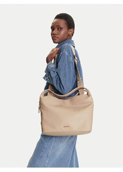 Torebka Liu Jo Ecs M Hobo AF5058 E0058 Beżowy ze sklepu eobuwie.pl w kategorii Torby Shopper bag - zdjęcie 188250730