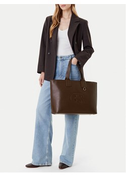 Torebka Gino Rossi CEO-EVI-LA513-332-3 Brązowy ze sklepu eobuwie.pl w kategorii Torby Shopper bag - zdjęcie 188250733