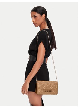 Torebka LOVE MOSCHINO JC4079PP0NLA0104 Beżowy ze sklepu eobuwie.pl w kategorii Kopertówki - zdjęcie 188250803