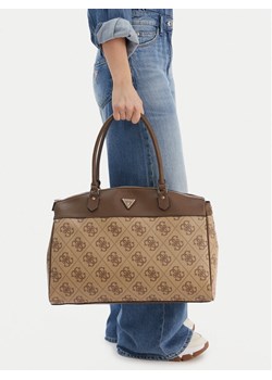 Torba weekendowa Guess TWOB86 88903 Brązowy ze sklepu eobuwie.pl w kategorii Kuferki - zdjęcie 188250853