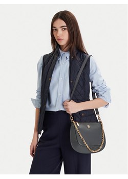 Torebka Tommy Hilfiger Th Glam Conv Med Crossover AW0AW18143 Szary ze sklepu eobuwie.pl w kategorii Torebki damskie - zdjęcie 188250863