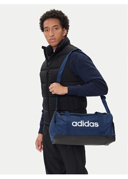 Torba adidas Linear Duffel Bag Small IN6111 Granatowy ze sklepu eobuwie.pl w kategorii Torby sportowe - zdjęcie 188250880