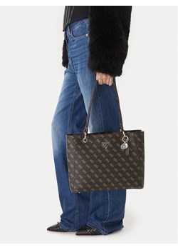 Torebka Guess Noelle II HWQG96 72250 Czarny ze sklepu eobuwie.pl w kategorii Torby Shopper bag - zdjęcie 188250882