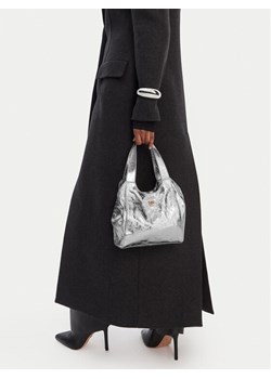 Torebka PINKO Tote Mini Bag AI 25-26 PLTT 104645 A2OT Srebrny ze sklepu eobuwie.pl w kategorii Torebki hobo - zdjęcie 188250894