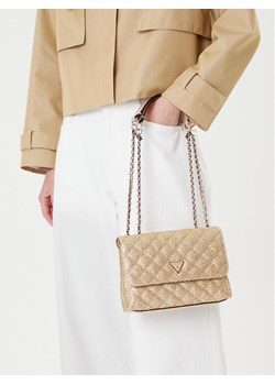Torebka Guess Giully II HWQW96 73200 Złoty ze sklepu eobuwie.pl w kategorii Torebki damskie - zdjęcie 188250964