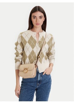Torebka PINKO Love Box Bag Fl Mini PE 25 PLTT 104297 A26L Beżowy ze sklepu eobuwie.pl w kategorii Listonoszki - zdjęcie 188251021