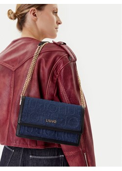 Torebka Liu Jo S Crossbody AF5158 D0001 Granatowy ze sklepu eobuwie.pl w kategorii Listonoszki - zdjęcie 188251103