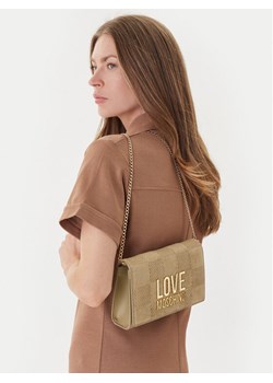 Torebka LOVE MOSCHINO JC4127PP0NKB110A Beżowy ze sklepu eobuwie.pl w kategorii Kopertówki - zdjęcie 188251190