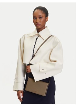 Torebka MICHAEL Michael Kors Jet Set Medium 32S4GJ6C6L Beżowy ze sklepu eobuwie.pl w kategorii Listonoszki - zdjęcie 188251210