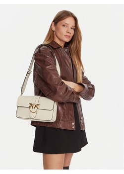 Torebka PINKO Love One Classic Slouchy Fl PLTT 104524 A2OX Biały ze sklepu eobuwie.pl w kategorii Torebki damskie - zdjęcie 188251223