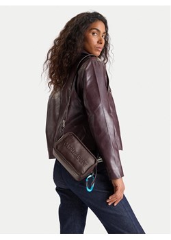 Torebka Patrizia Pepe 2B0153/L113-B856 Brązowy ze sklepu eobuwie.pl w kategorii Listonoszki - zdjęcie 188251293