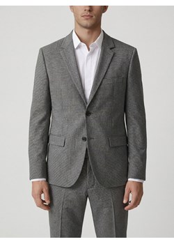 Reserved - Marynarka slim fit z dodatkiem wiskozy - ciemnoszary ze sklepu Reserved w kategorii Marynarki męskie - zdjęcie 188254661