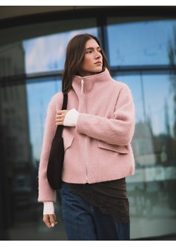 Reserved - Kurtka z wełną - pastelowy róż ze sklepu Reserved w kategorii Kurtki damskie - zdjęcie 188254722