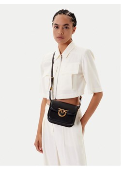 PINKO Torebka Love Box Bag Fl Mini 104297 A26L Czarny ze sklepu MODIVO w kategorii Listonoszki - zdjęcie 188255432